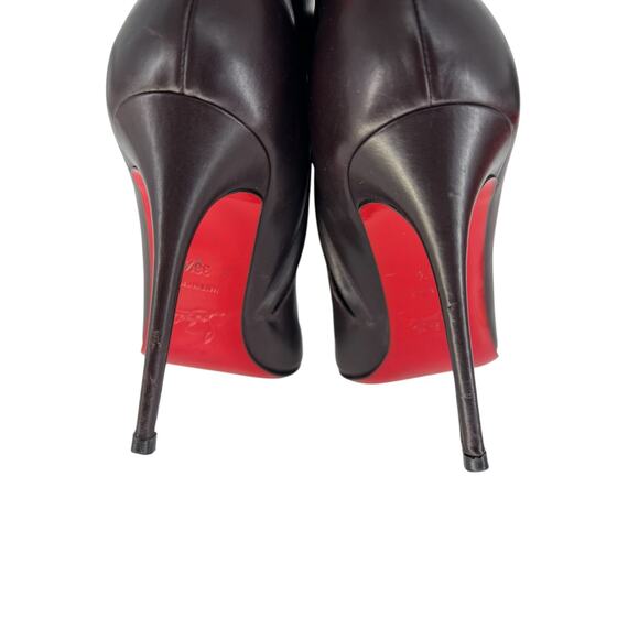 Christian Louboutin Bellissima 100MM Leather Ankle Booties - Picture 9 of 16